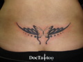Butterfly lowerback tattoo