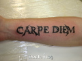 'Carpe diem' tattoo